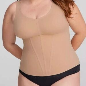 Honeylove NEW Boldness Tank Shapewear Slimming Shaper Beige Nude Plus Size 3X